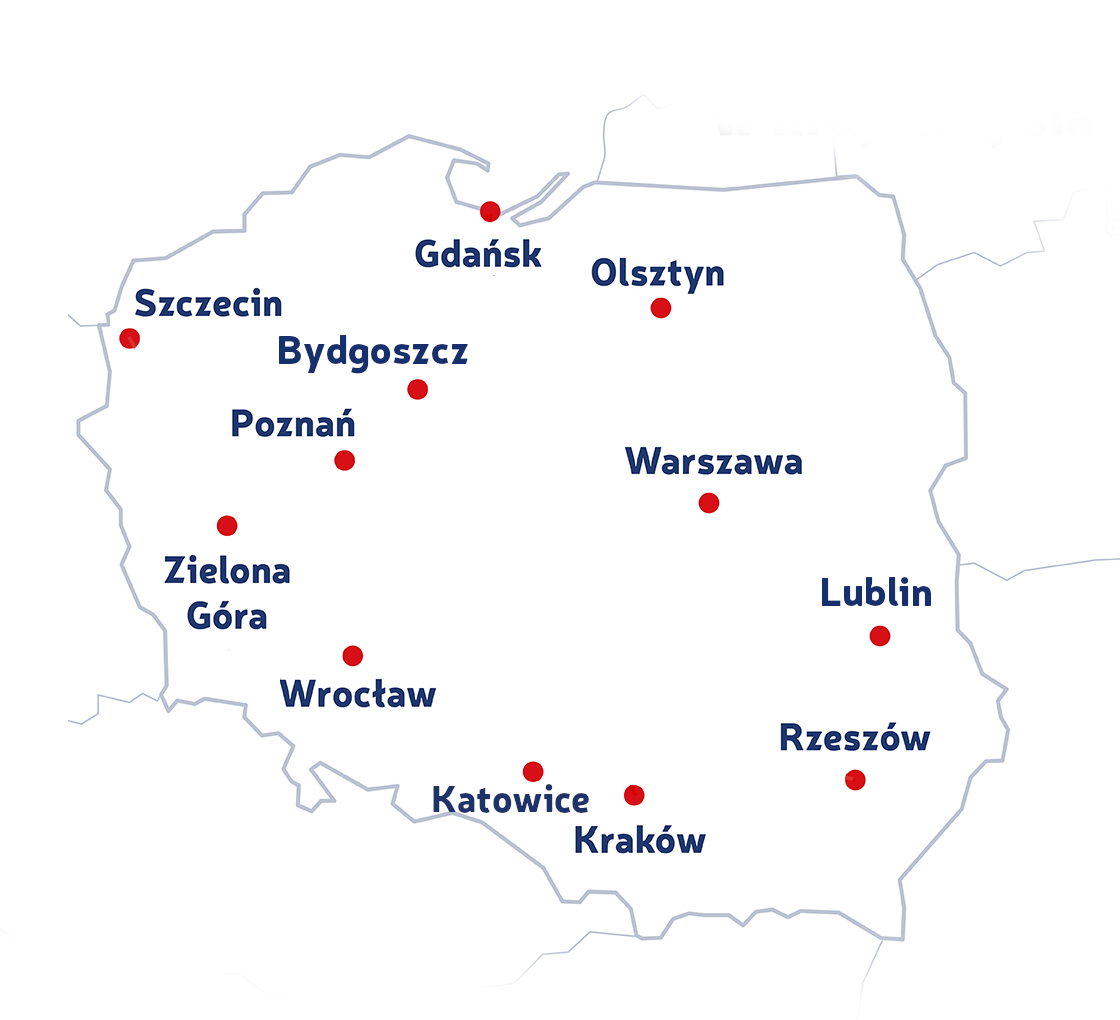 Mapa połączeń krajowych